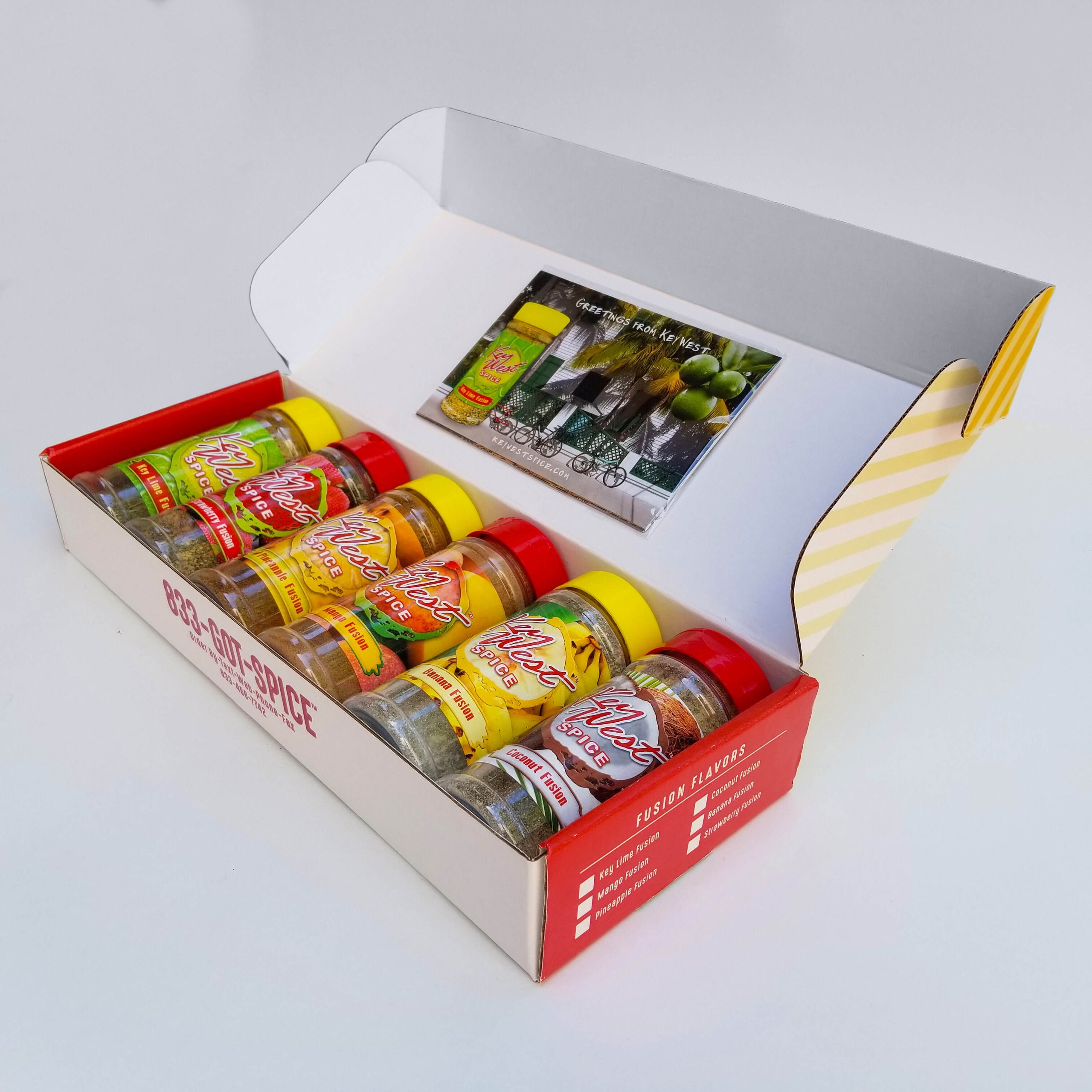 Spice Gift Box 6 Fusion Flavors Salt Free Sugar Free | Key West Spice