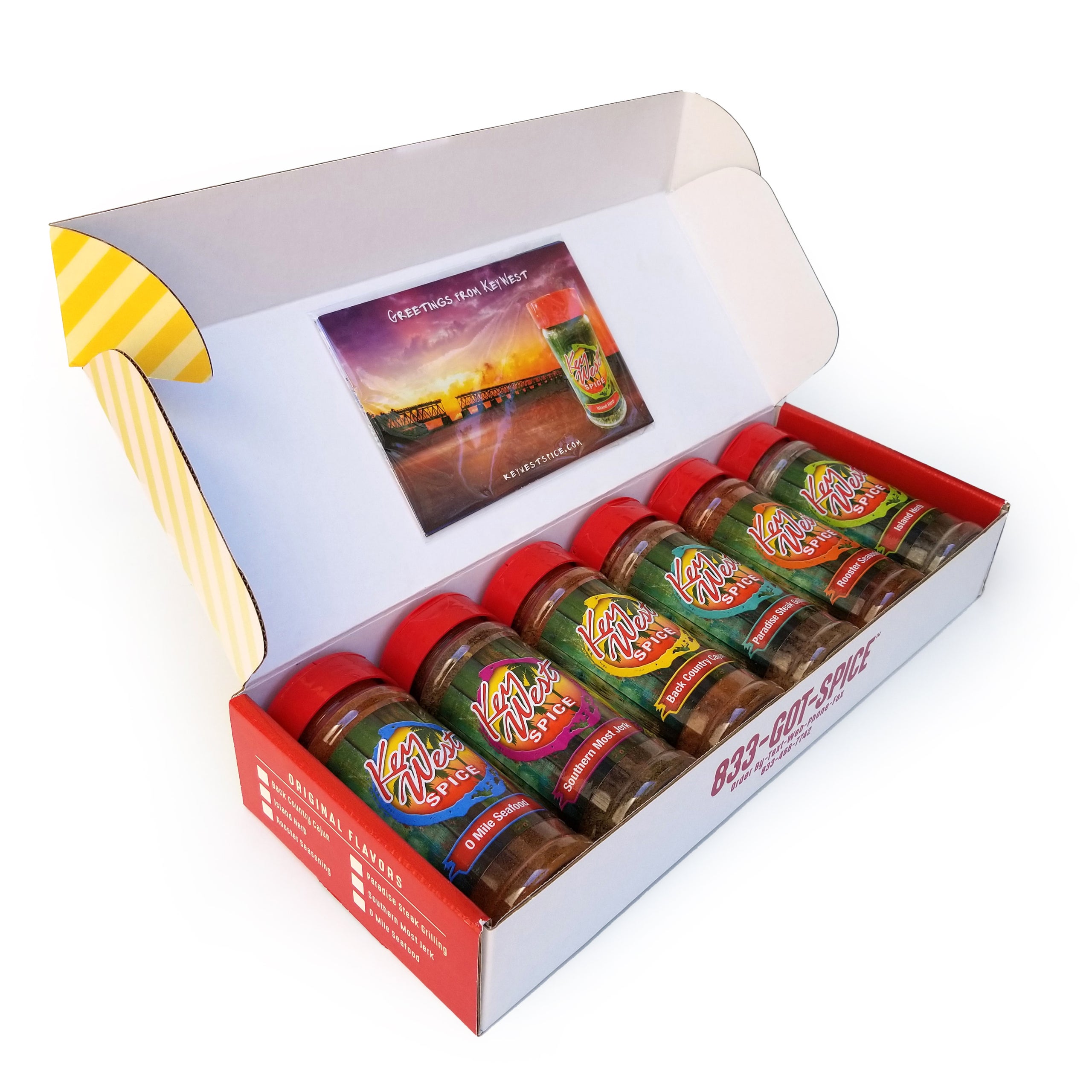 Spice Gift Box 6 Original Flavors Key West Spice